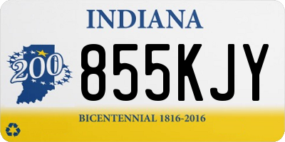 IN license plate 855KJY