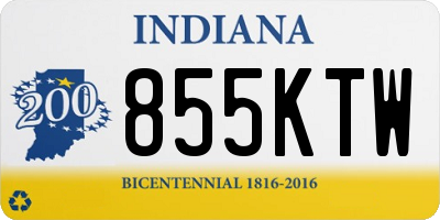IN license plate 855KTW