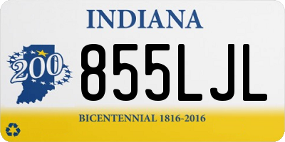 IN license plate 855LJL