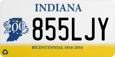 IN license plate 855LJY