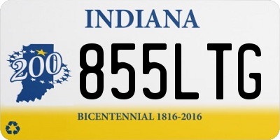 IN license plate 855LTG