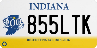 IN license plate 855LTK