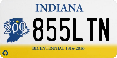 IN license plate 855LTN