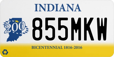 IN license plate 855MKW