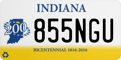 IN license plate 855NGU