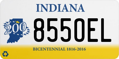 IN license plate 855OEL