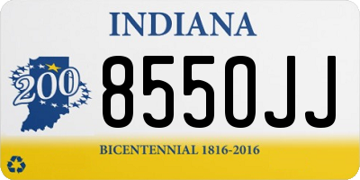 IN license plate 855OJJ