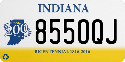 IN license plate 855OQJ