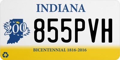 IN license plate 855PVH