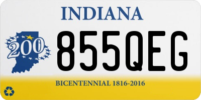 IN license plate 855QEG