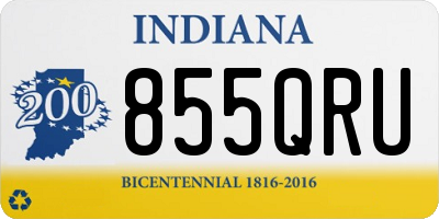 IN license plate 855QRU