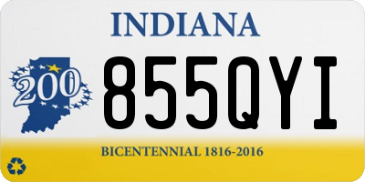 IN license plate 855QYI