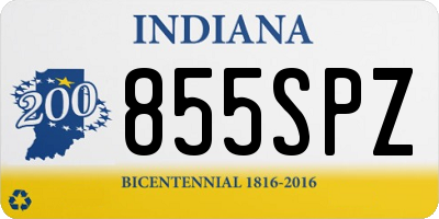 IN license plate 855SPZ