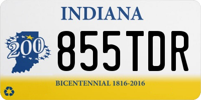 IN license plate 855TDR