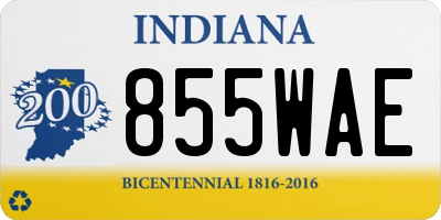 IN license plate 855WAE