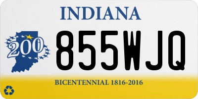 IN license plate 855WJQ