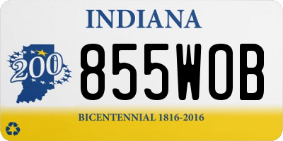 IN license plate 855WOB