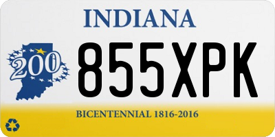 IN license plate 855XPK