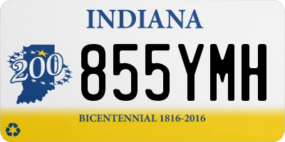 IN license plate 855YMH