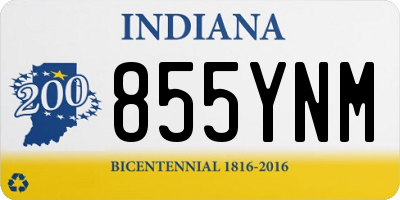 IN license plate 855YNM