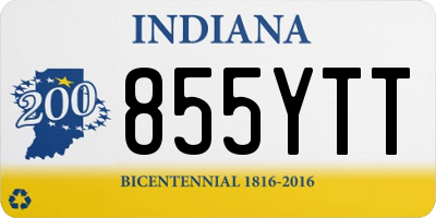 IN license plate 855YTT