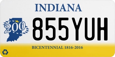 IN license plate 855YUH