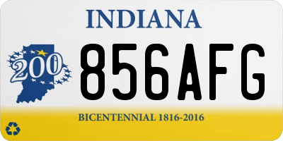 IN license plate 856AFG