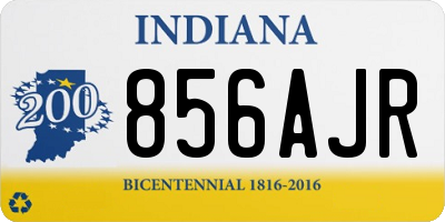 IN license plate 856AJR