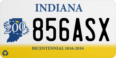 IN license plate 856ASX