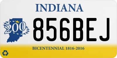 IN license plate 856BEJ