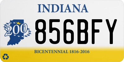 IN license plate 856BFY