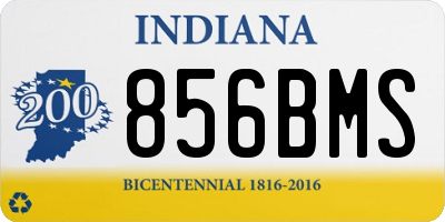 IN license plate 856BMS