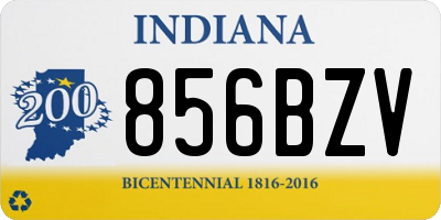 IN license plate 856BZV