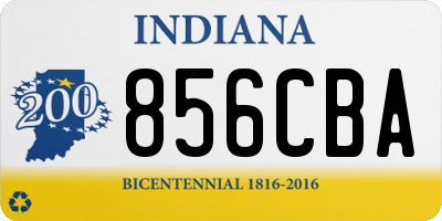 IN license plate 856CBA