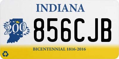 IN license plate 856CJB