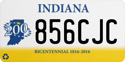 IN license plate 856CJC