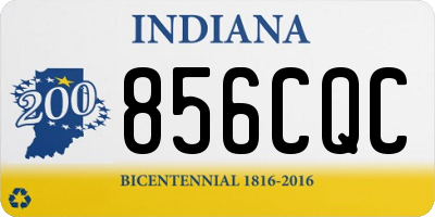 IN license plate 856CQC