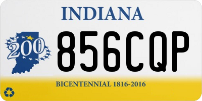IN license plate 856CQP