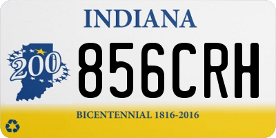 IN license plate 856CRH