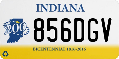 IN license plate 856DGV