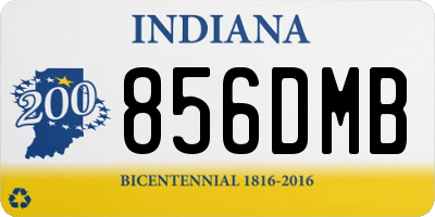 IN license plate 856DMB