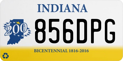 IN license plate 856DPG