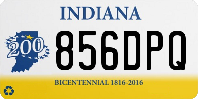 IN license plate 856DPQ
