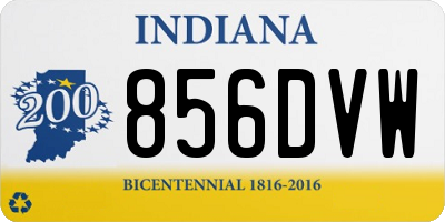 IN license plate 856DVW