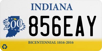IN license plate 856EAY