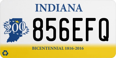IN license plate 856EFQ