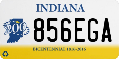 IN license plate 856EGA