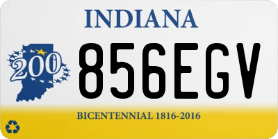 IN license plate 856EGV