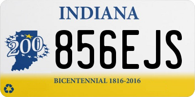 IN license plate 856EJS