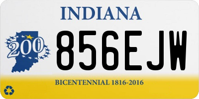 IN license plate 856EJW